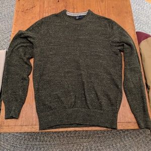 Gap crewneck sweater in green heather